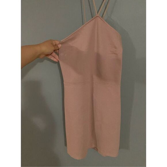 Tobi The Low Down Marsala Bodycon Dress Size Large - Picture 6 of 9